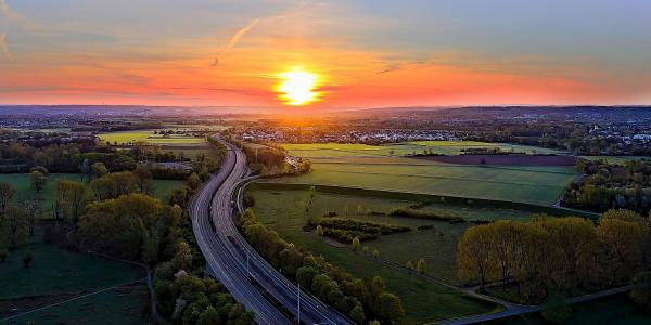 Sunrise motorway